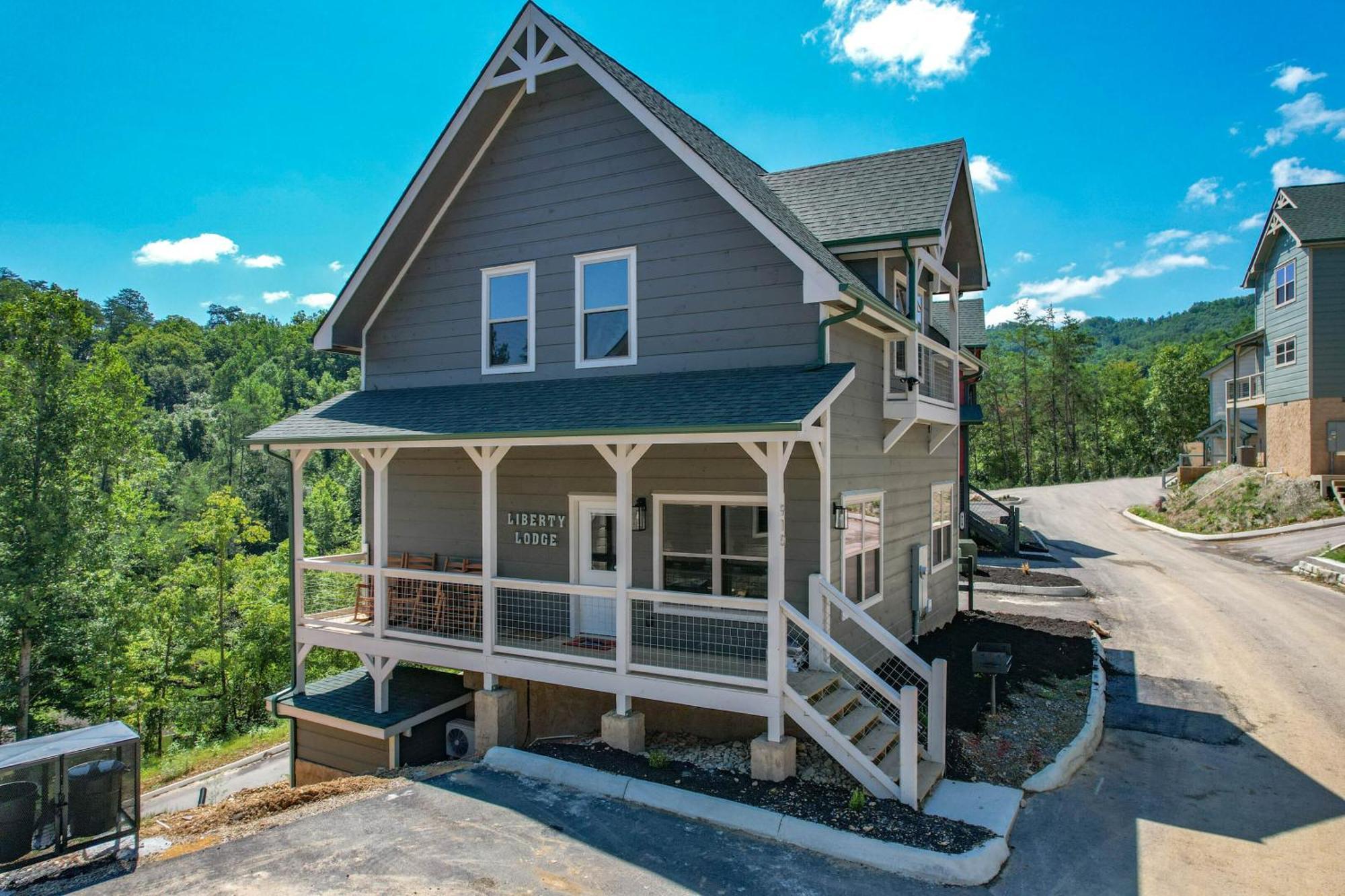 Liberty Lodge - Family Getaway With Pool, Hot Tub, Arcade & Dogs พิเจนฟอร์จ ภายนอก รูปภาพ