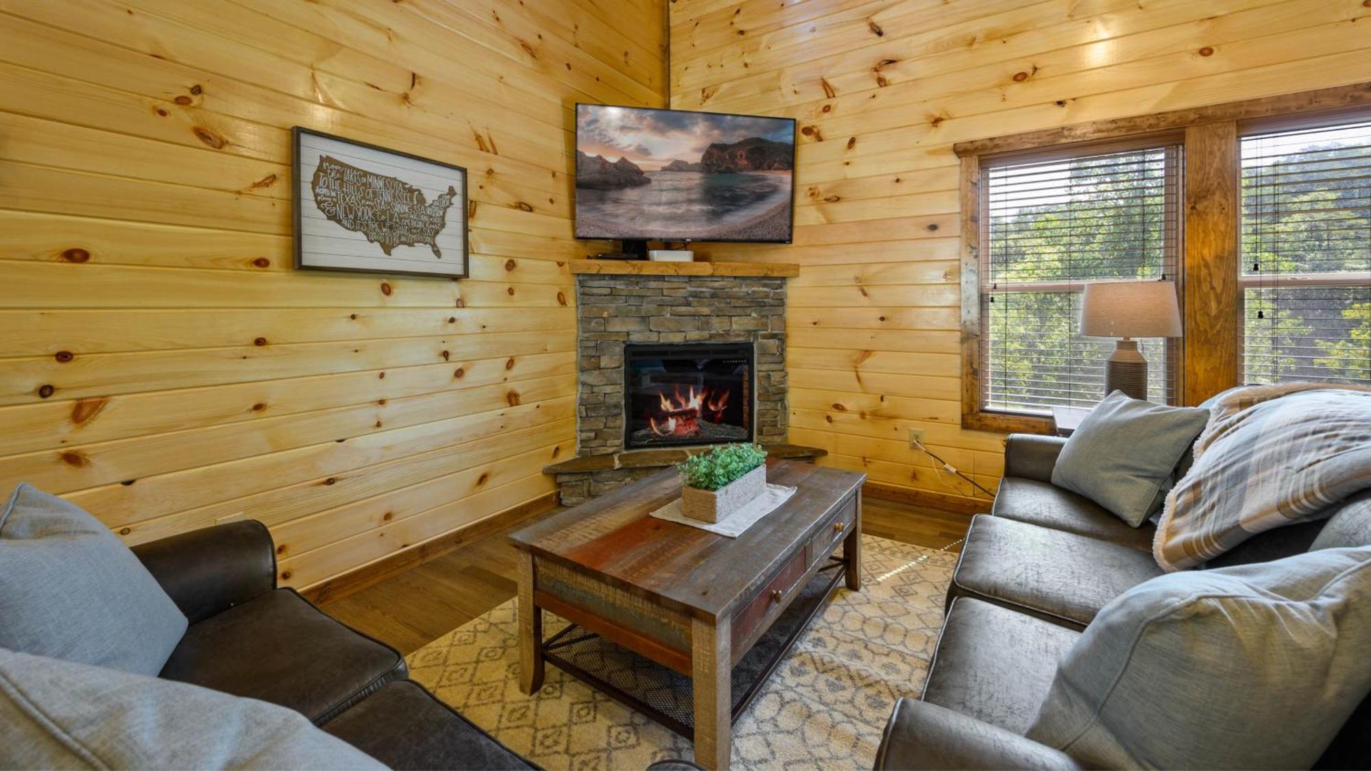 Liberty Lodge - Family Getaway With Pool, Hot Tub, Arcade & Dogs พิเจนฟอร์จ ภายนอก รูปภาพ