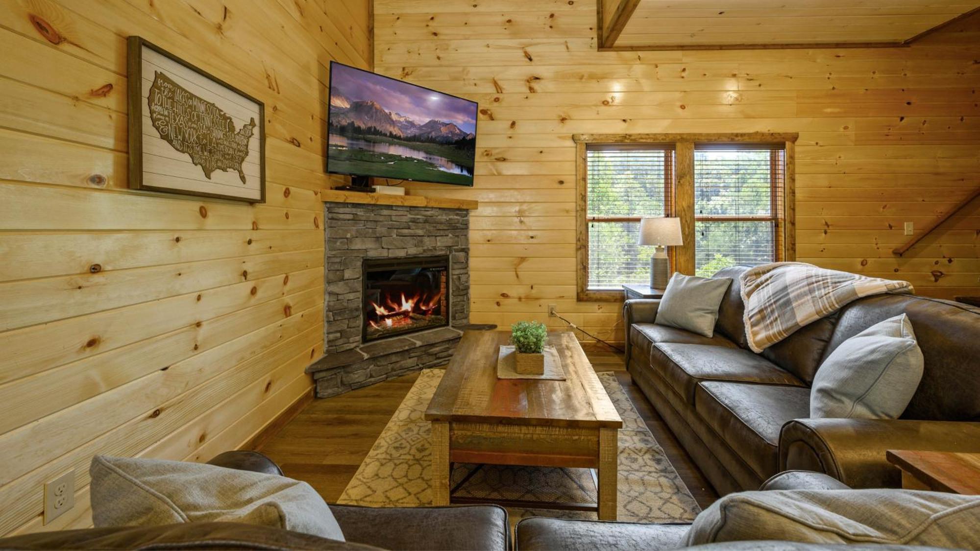 Liberty Lodge - Family Getaway With Pool, Hot Tub, Arcade & Dogs พิเจนฟอร์จ ภายนอก รูปภาพ